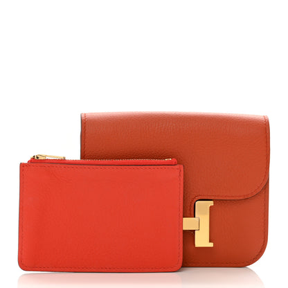 Hermes Evercolor Constance Slim Wallet Blush 3 of 8