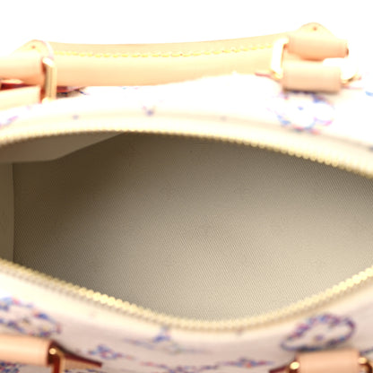 Louis Vuitton Monogram Jacquard Fabric Speedy Bandouliere 20 Multicolor Beige 5 of 10