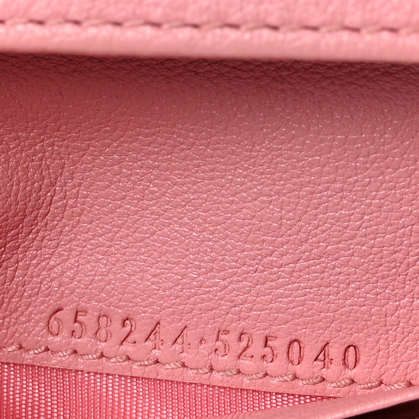 Wonka Grain Calfskin Diana Card Case Wallet Wild Rose
