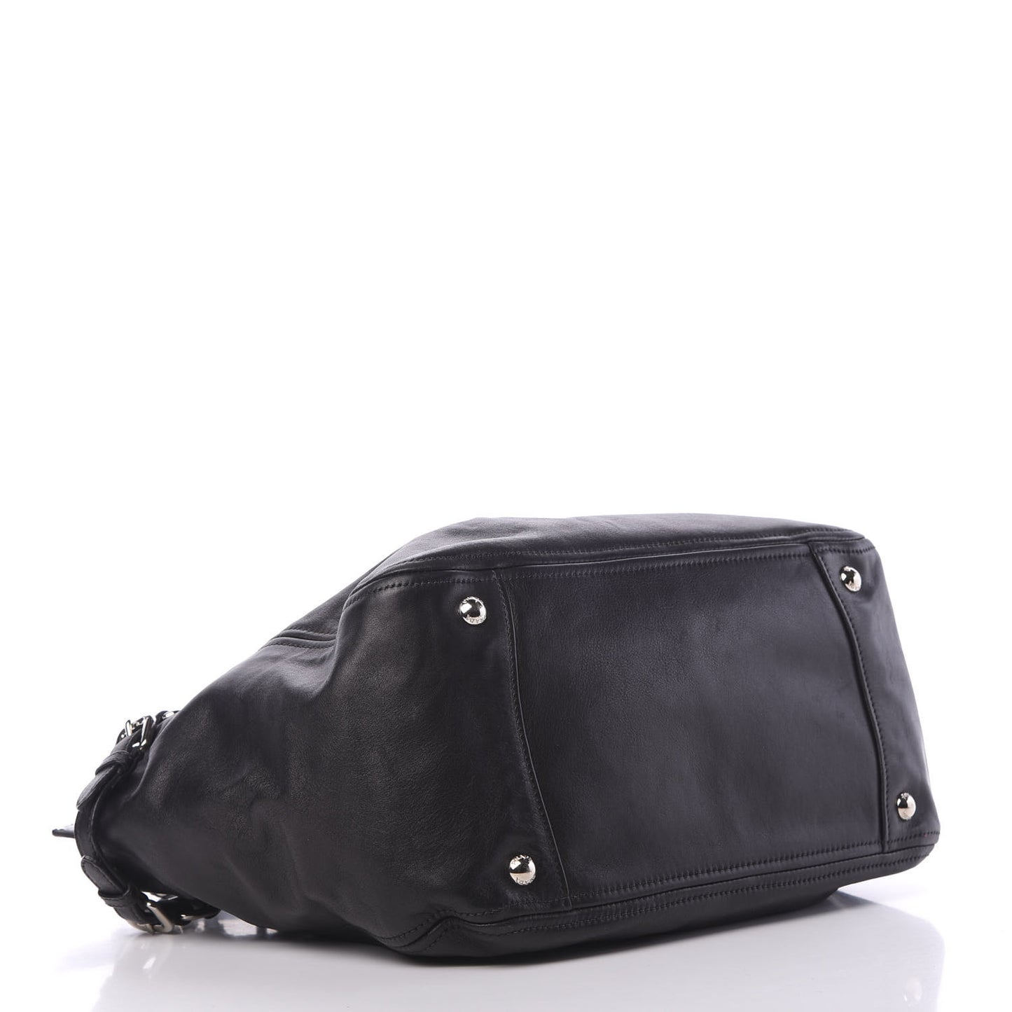Soft Calf Shoulder Bag Black