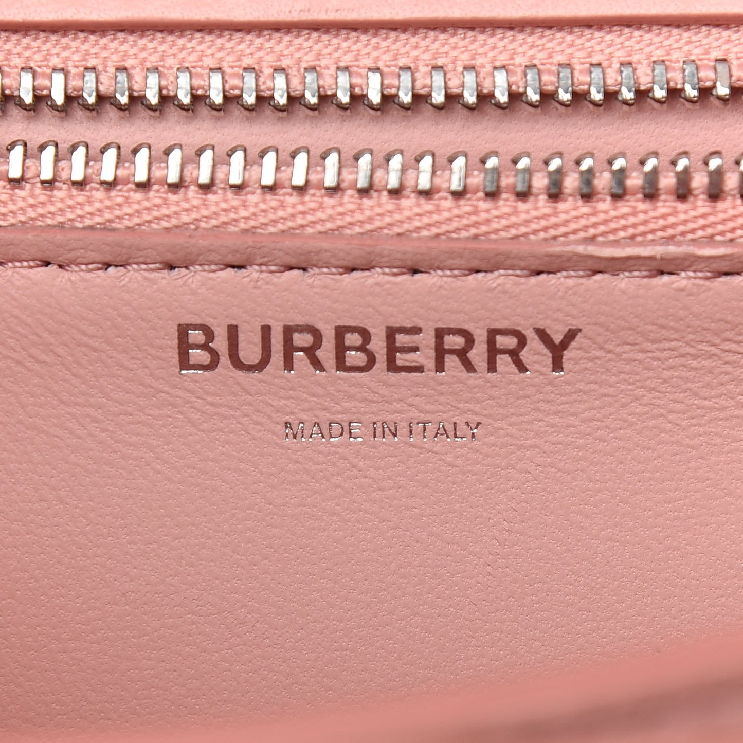 Calfskin Monogram Embossed Small TB Chain Bag Blush Pink