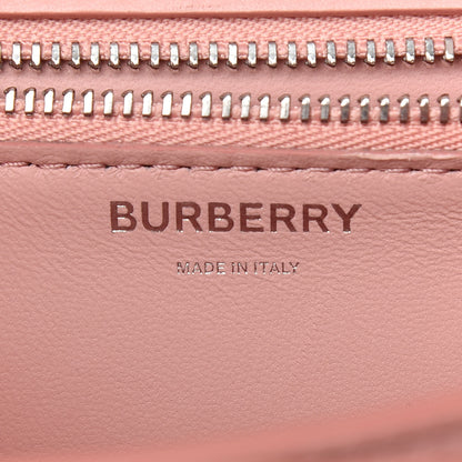 Burberry Calfskin Monogram Embossed Small TB Chain Bag Blush Pink 6 of 9