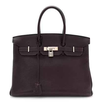 Hermes Togo Birkin 35 Raisin 1 of 11