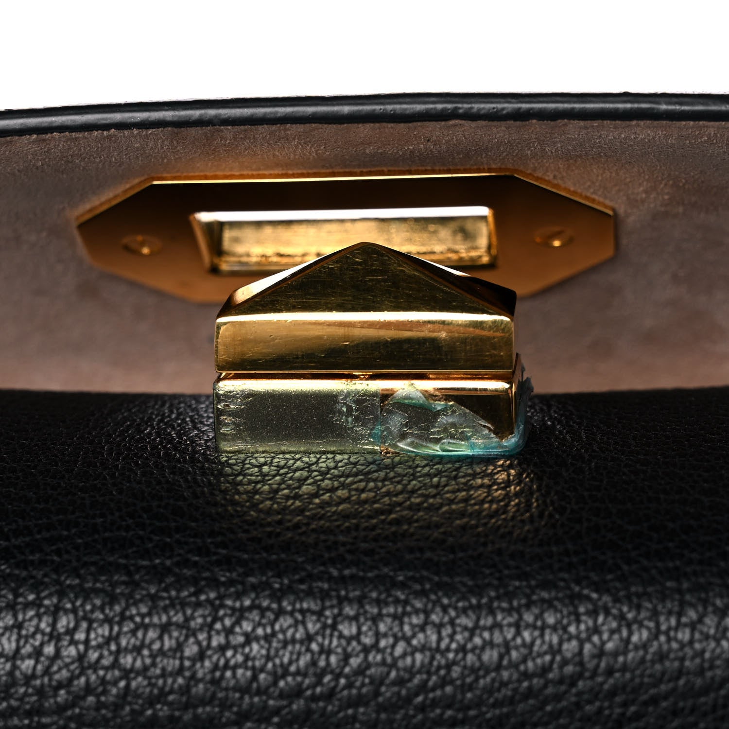 Alexander McQueen Silky Amish Grained Goatskin Box Shoulder Bag 16 Black 11 of 13