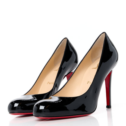 Christian Louboutin Patent Simple 100 Pumps 37 Black 3 of 9