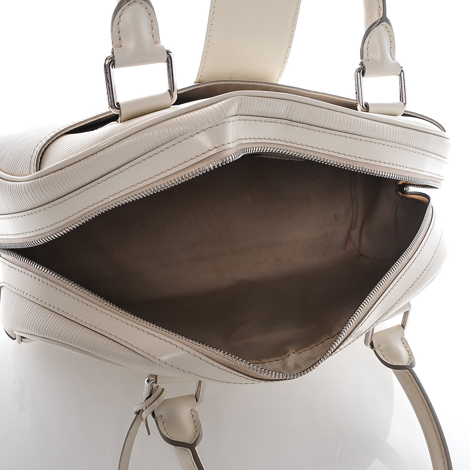 Louis Vuitton Epi Bowling Montaigne GM Ivory 5 of 8