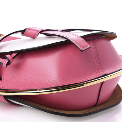 Loewe Calfskin Small Metal Gate Crossbody Bag Wild Rose White 6 of 9