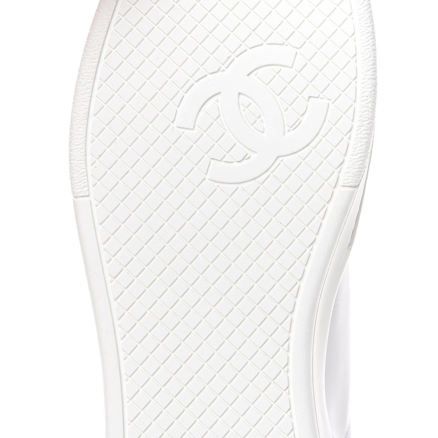Calfskin CC Sneakers 35.5 White