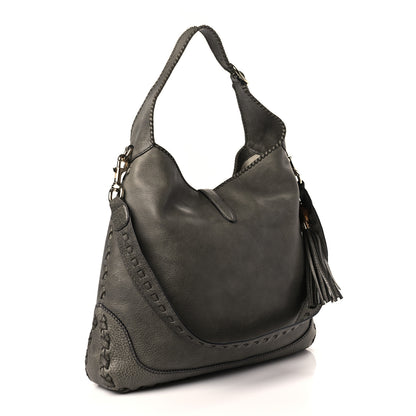 Gucci Calfskin Large New Jackie Shoulder Bag Military 3 of 10