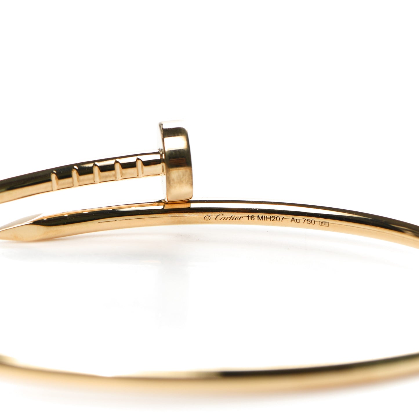 18K Yellow Gold Small Juste Un Clou Bracelet 16