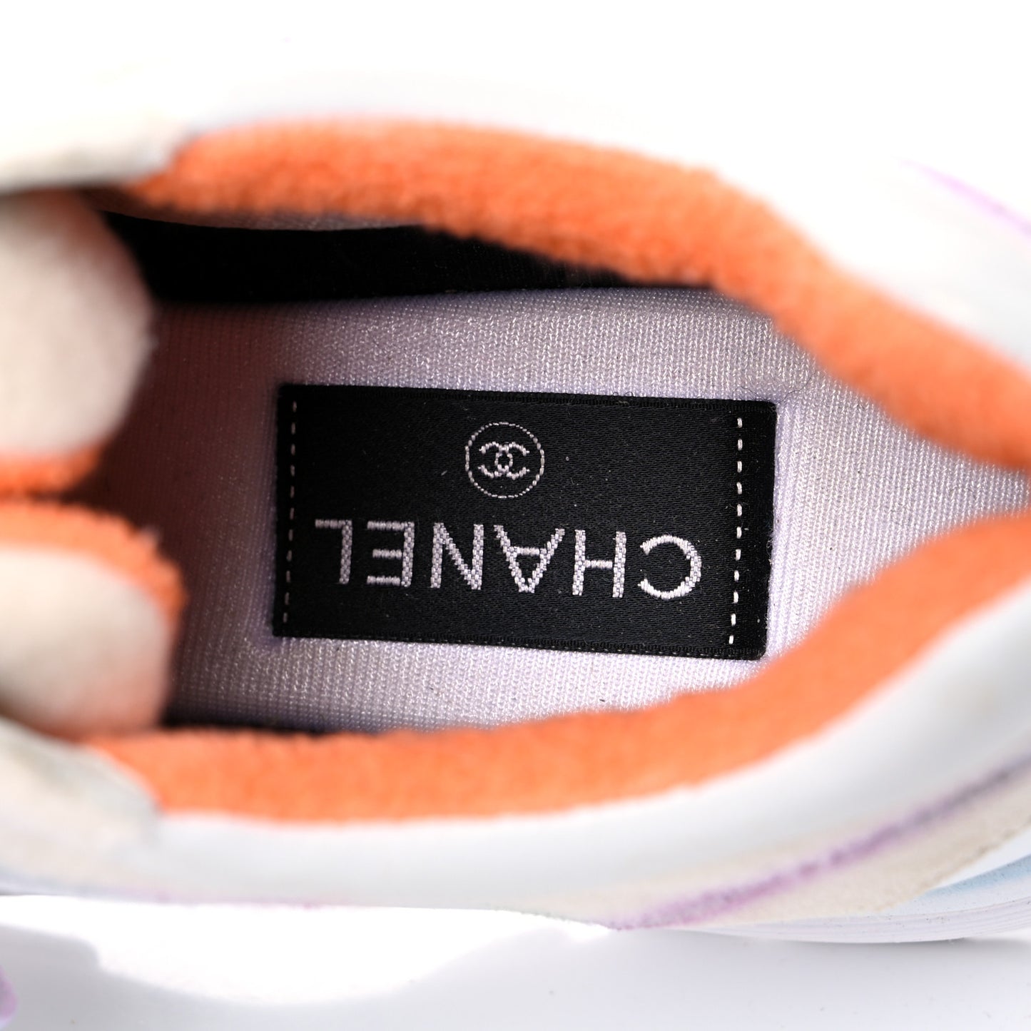 Wool Suede Calfskin CC Sneakers 38 Multicolor