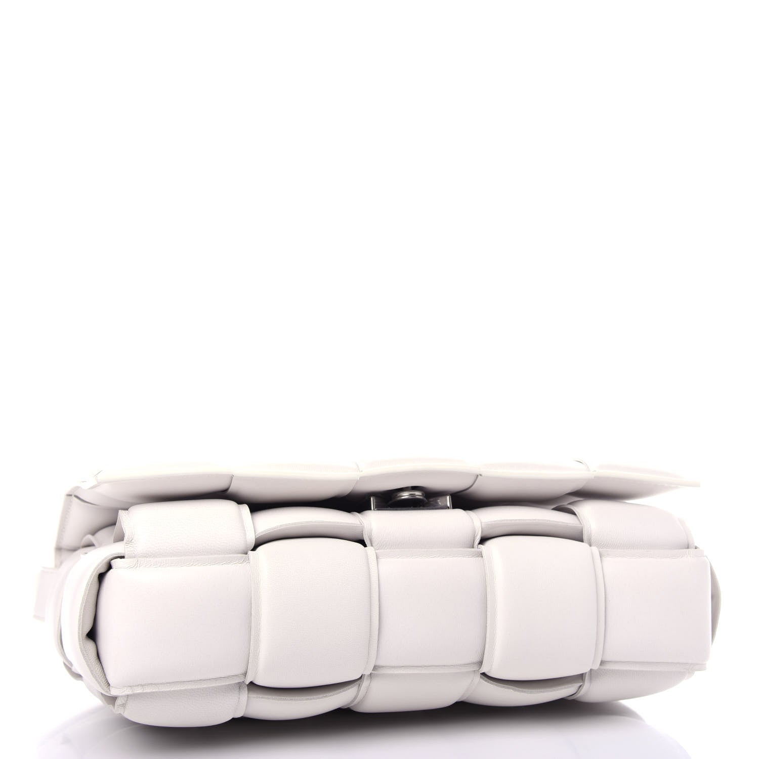 Bottega Veneta Nappa Maxi Intreccio Padded Cassette Crossbody Bag White 4 of 9