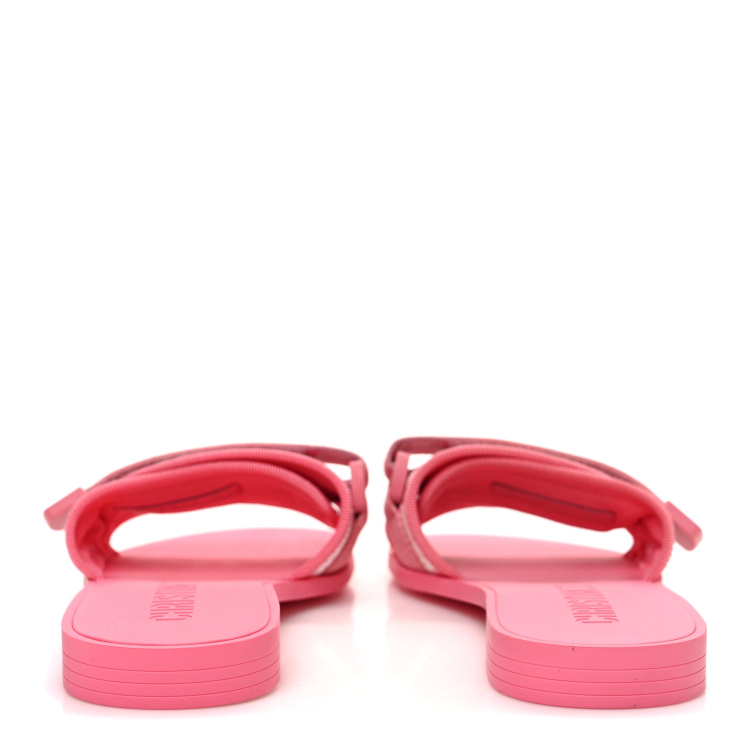 Christian Dior Nylon Dio(r)evolution Slide Sandals 37 Pink 1750831