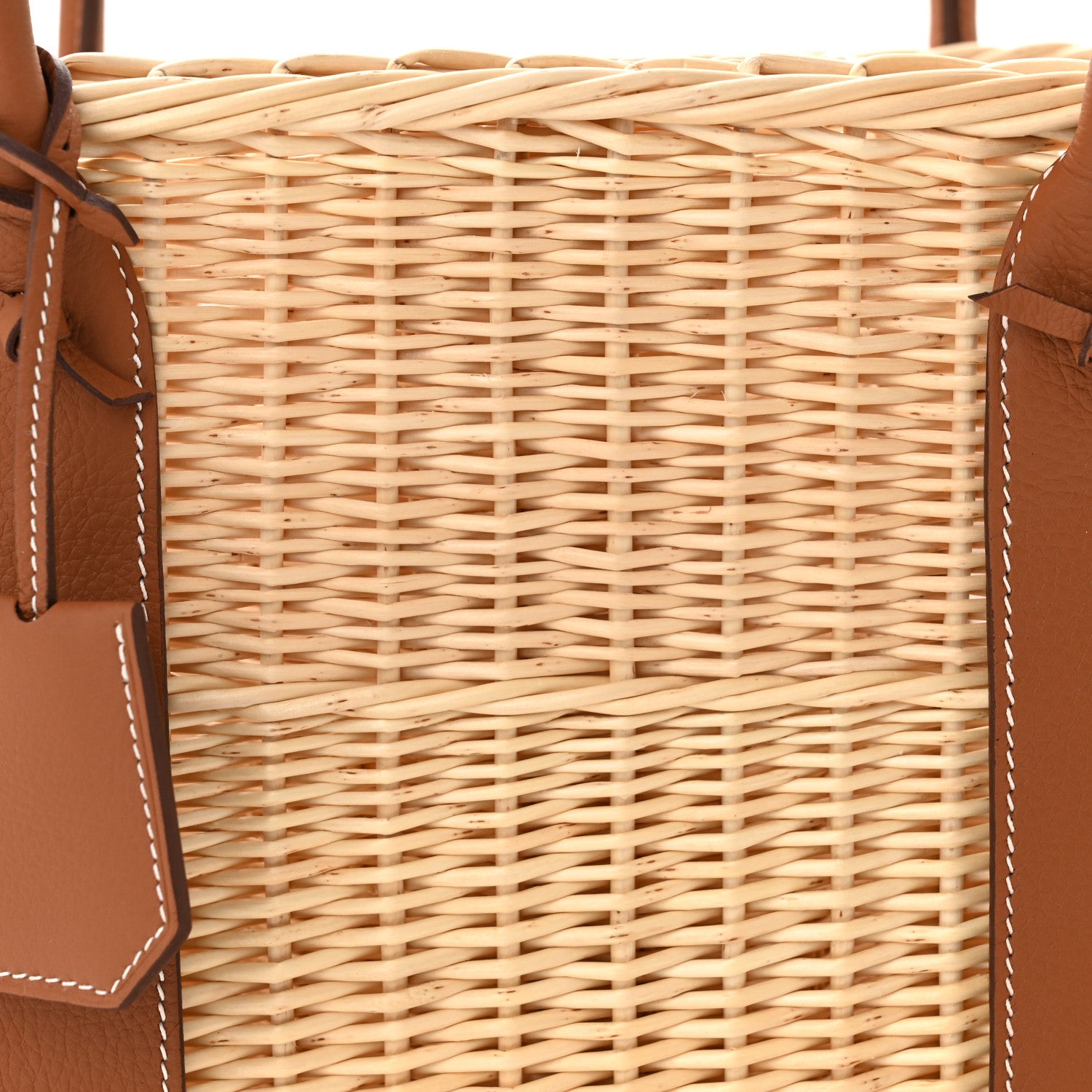 Hermes Barenia Wicker Park Bottle Basket 8 of 10