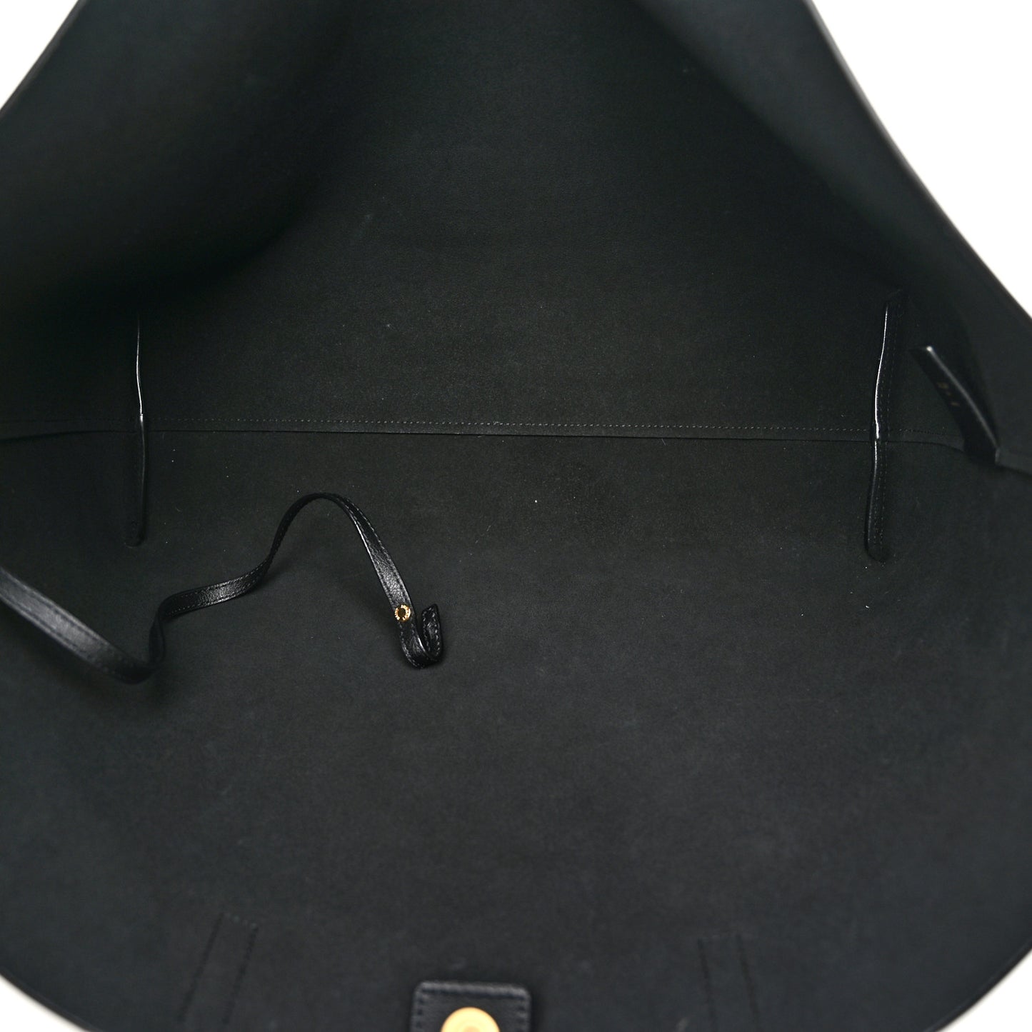 Calfskin Large Shopping Tote Black