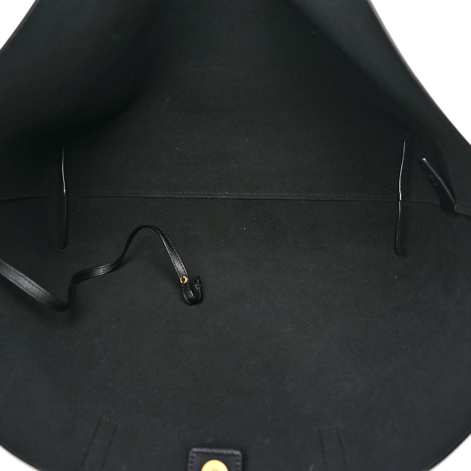 Saint Laurent Calfskin Large Shopping Tote Black 6 of 11