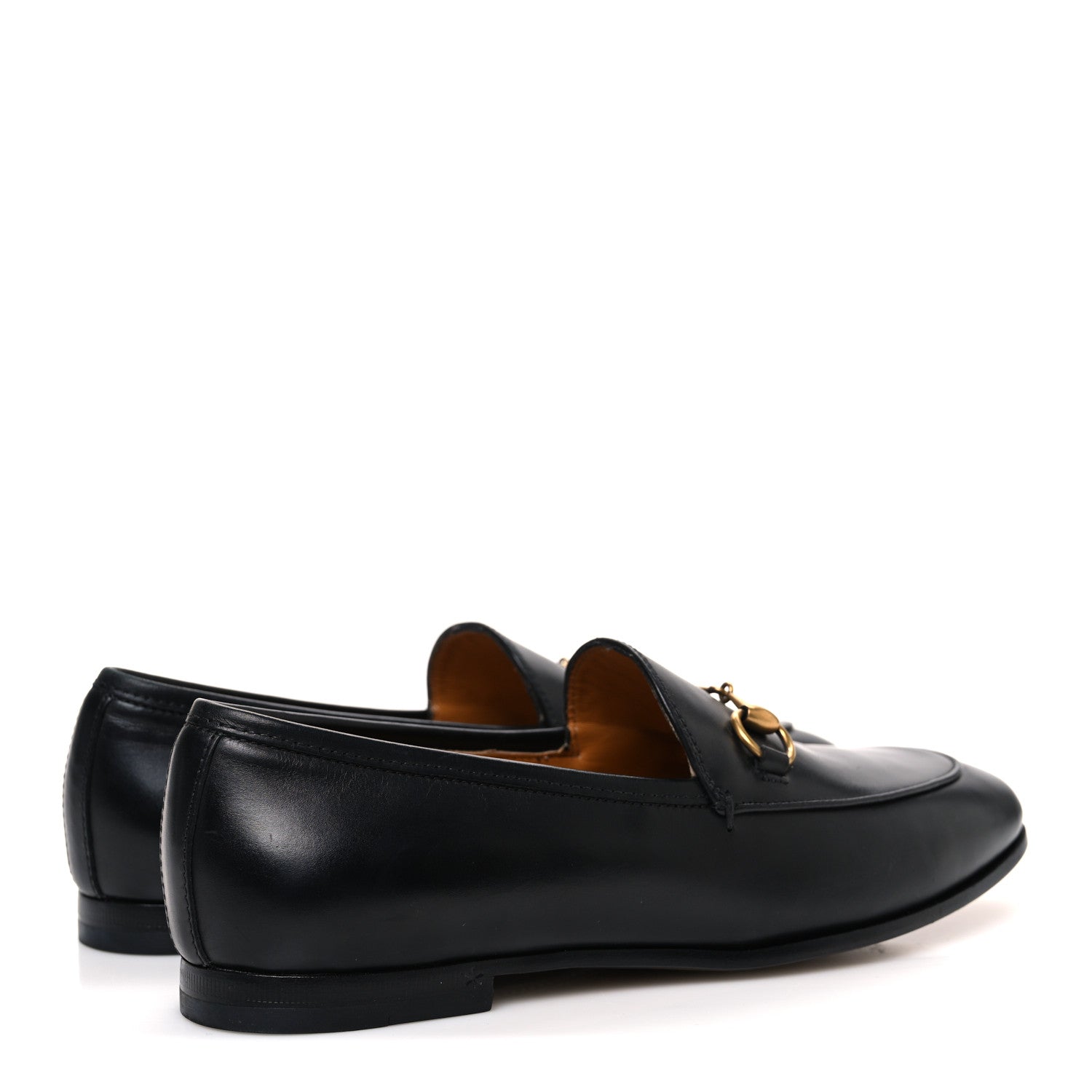 Gucci Calfskin Womens Jordaan Loafers 35.5 Black 5 of 11