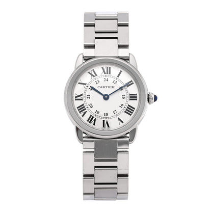Cartier Stainless Steel 29mm Ronde Solo Quartz Watch 1 of 4
