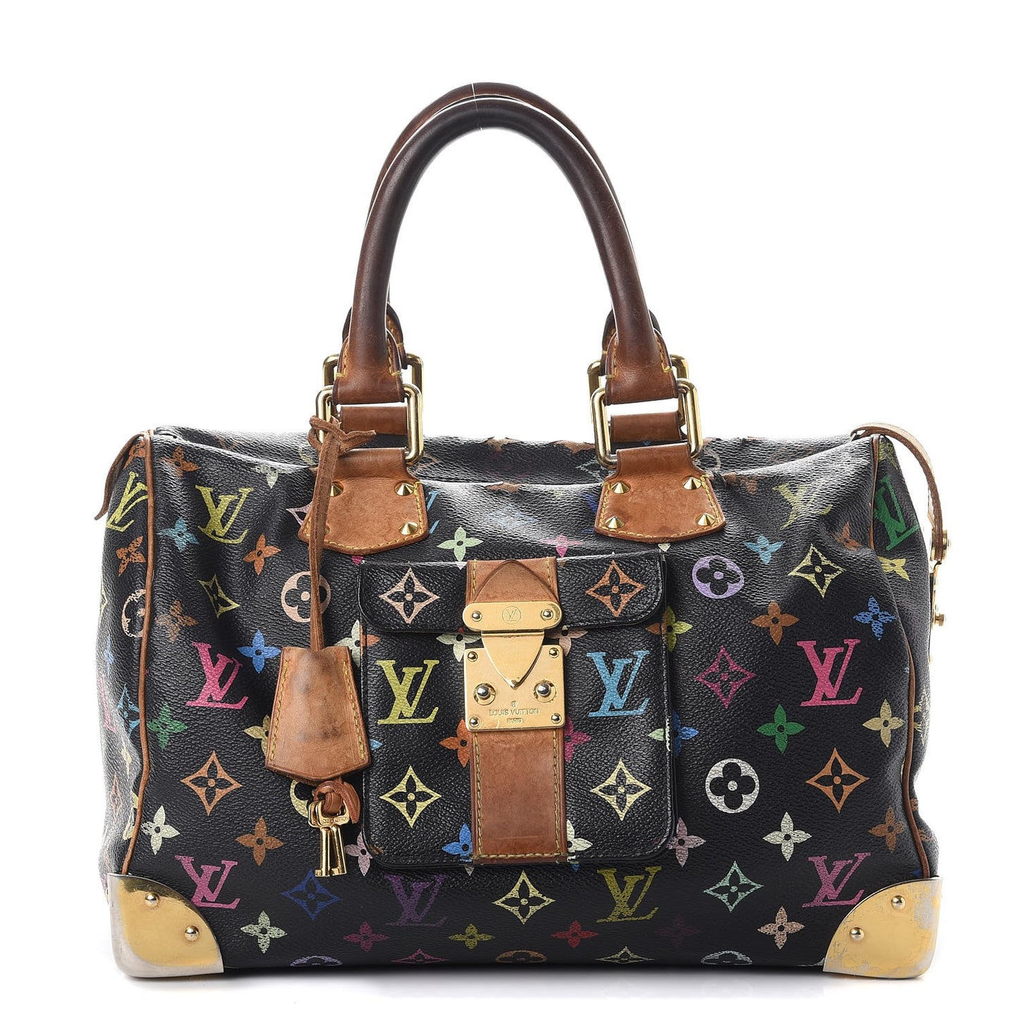 Monogram Multicolor Speedy 30 Black