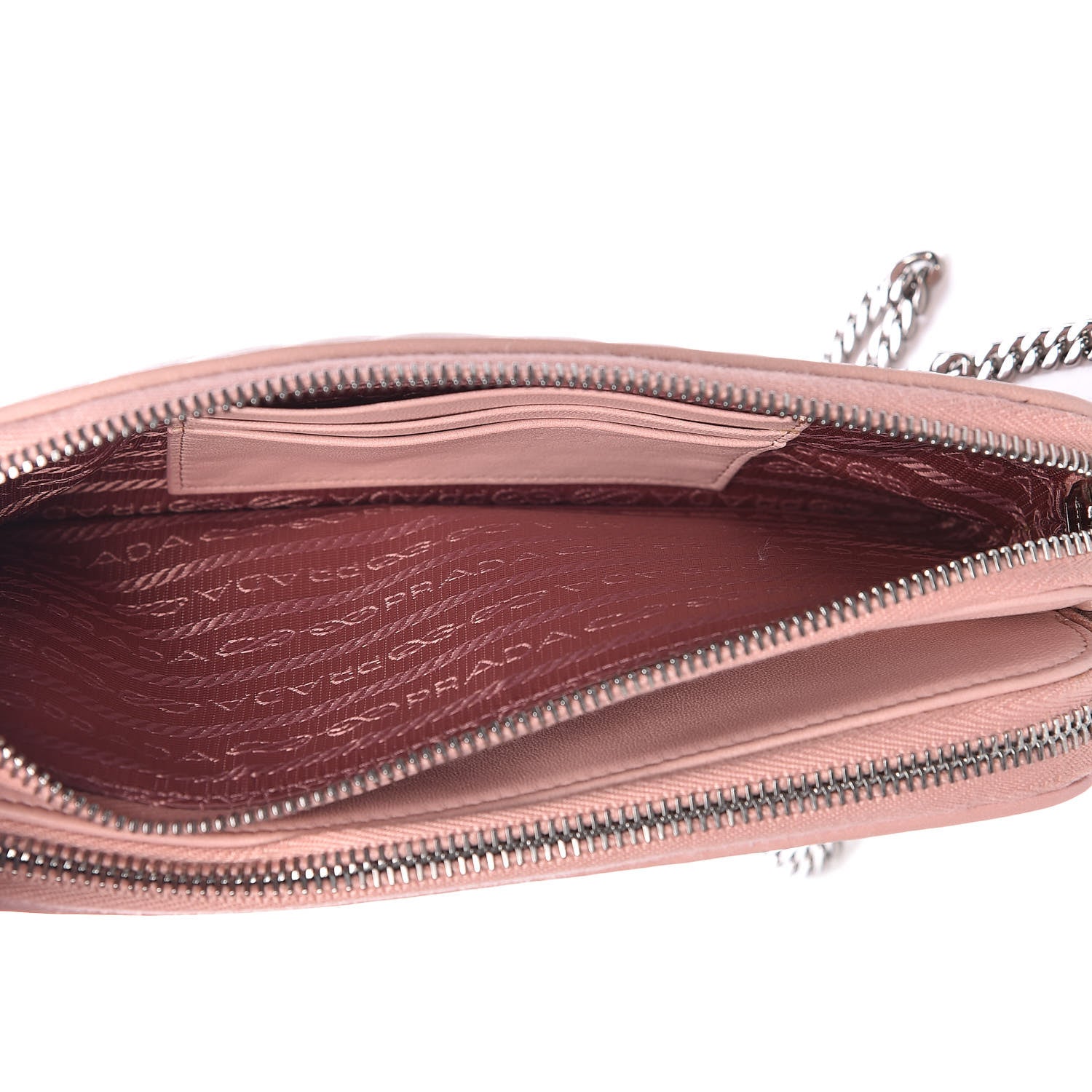 Prada Nappa Impunture Mini Shoulder Bag Orchidea 7 of 13