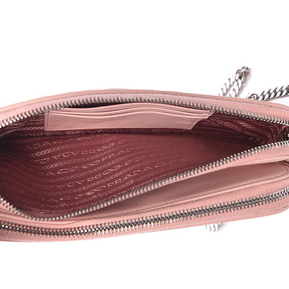 Prada Nappa Impunture Mini Shoulder Bag Orchidea 7 of 13