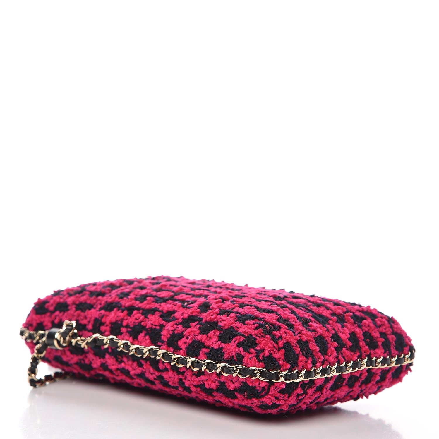 Chanel Tweed Chain Around Phone Holder Pink 4 of 7