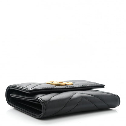 Gucci Calfskin Matelasse GG Marmont Wallet Black 4 of 8