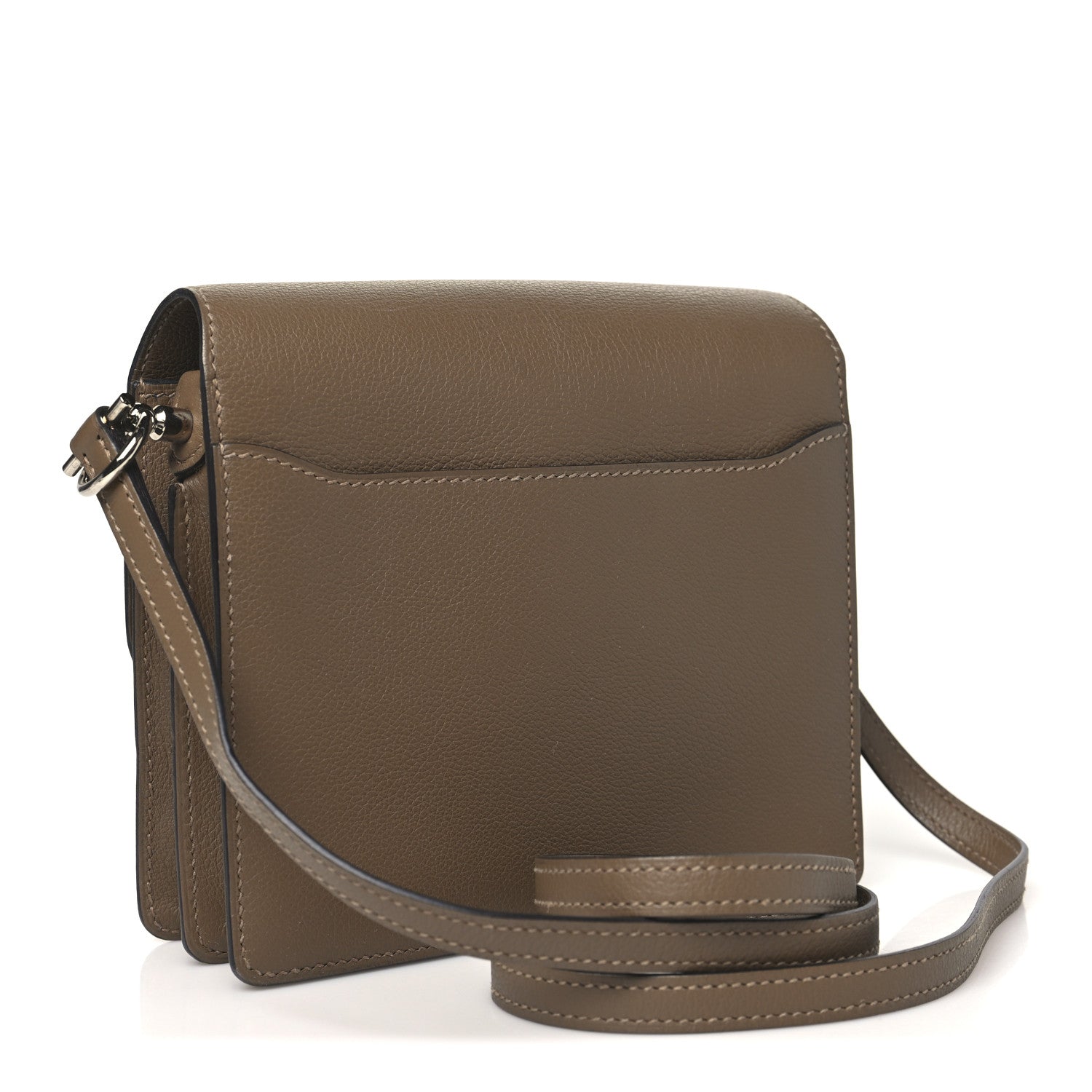 Hermes Evercolor Verso Mini Sac Roulis Beige De Weimar Bleu De Malte 3 of 10