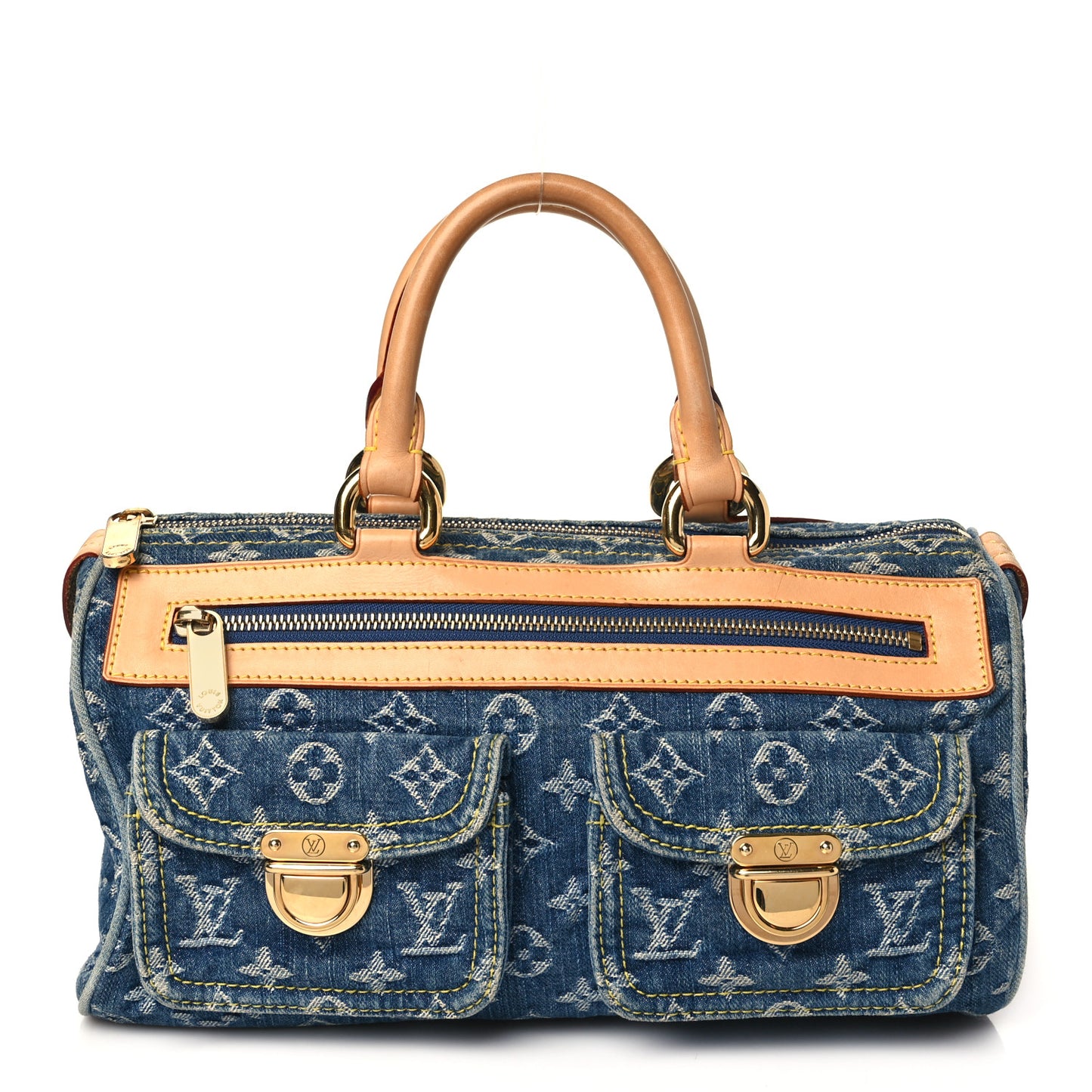 Monogram Denim Neo Speedy Blue