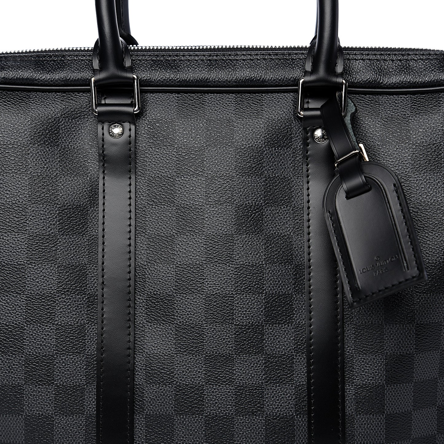 Damier Graphite Porte-Documents Voyage