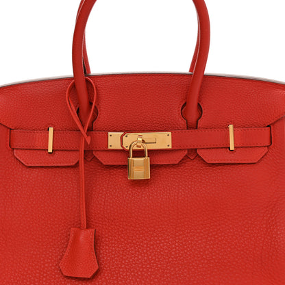 Hermes Togo Birkin 30 Capucine 8 of 16