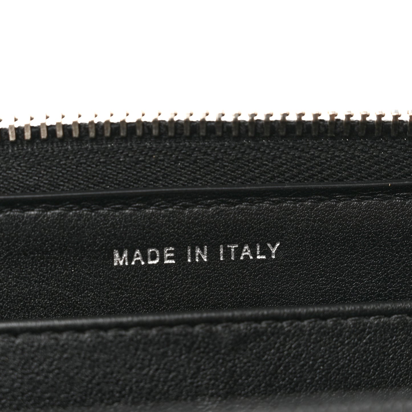 Canvas Studded CC Gusset Zip Around Wallet Black