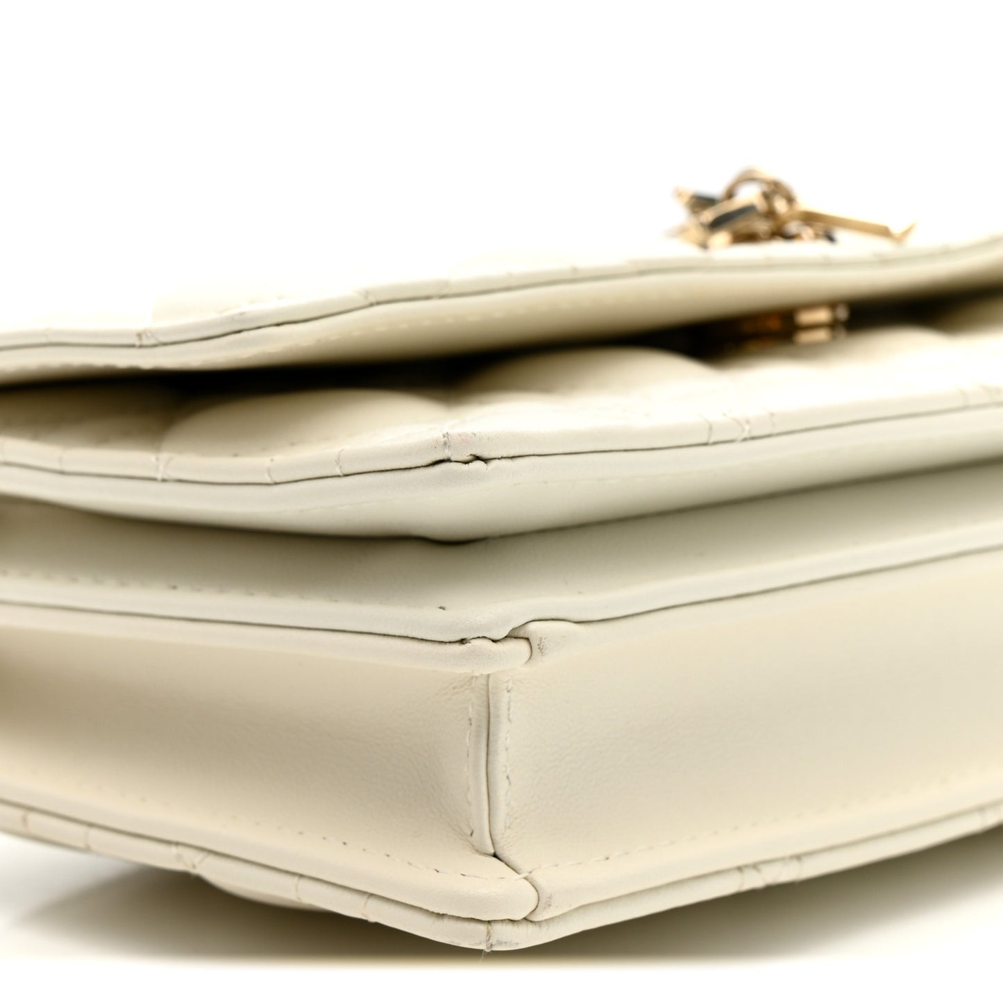 Lambskin Cannage Mini My Dior Bag Latte