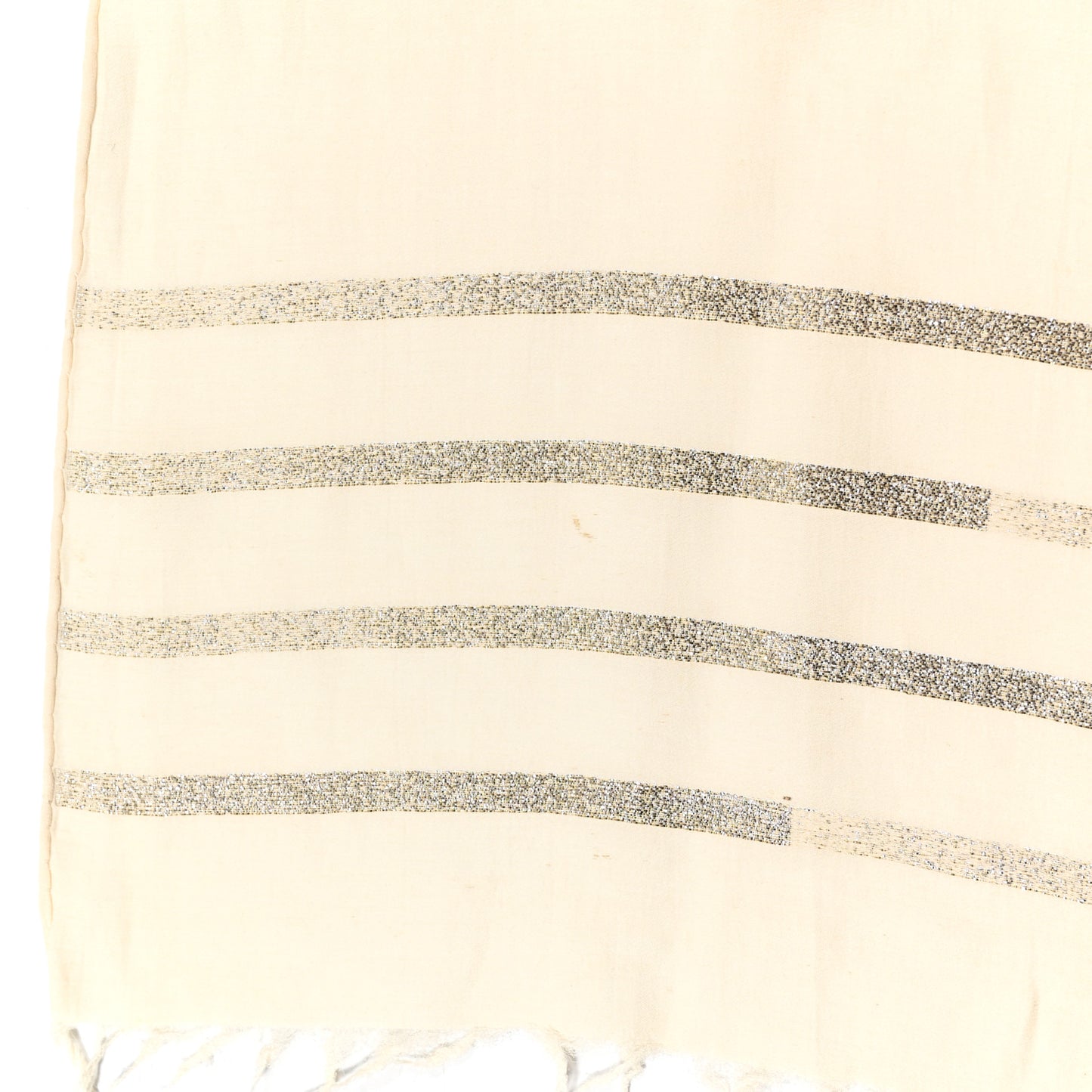 Cotton Silk Cheche H Scarf Ecru