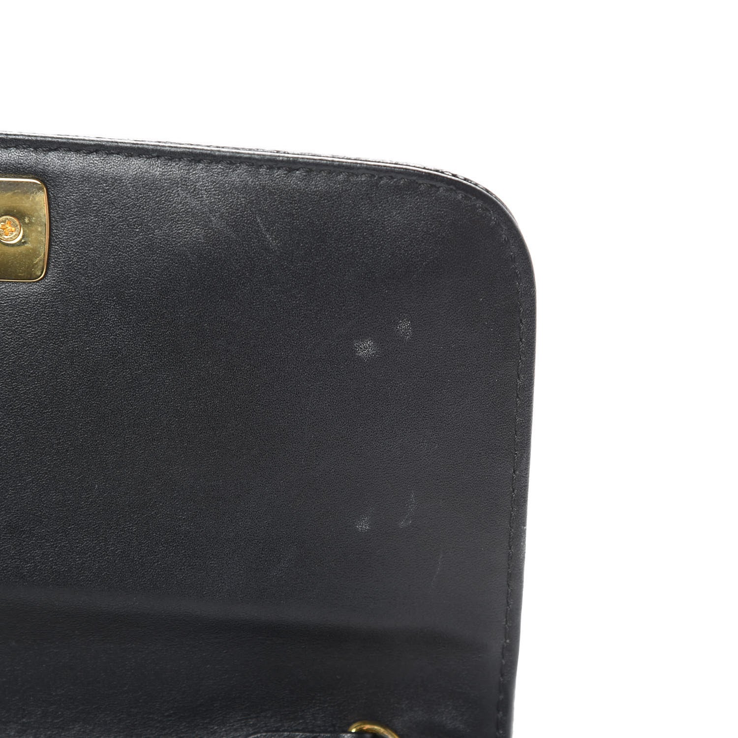 MCM Grained Calfskin Studded Crossbody Bag Black 11 of 15