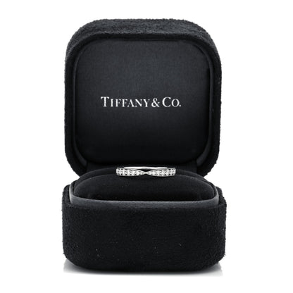 Tiffany Platinum Diamond Harmony Bead-set Band Ring 48 4.5 5 of 5