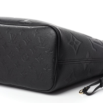 Louis Vuitton Empreinte Monogram Giant Neverfull MM Black 7 of 10