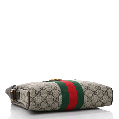 Gucci GG Supreme Monogram Web Small Ophidia Messenger Bag Brown 4 of 8