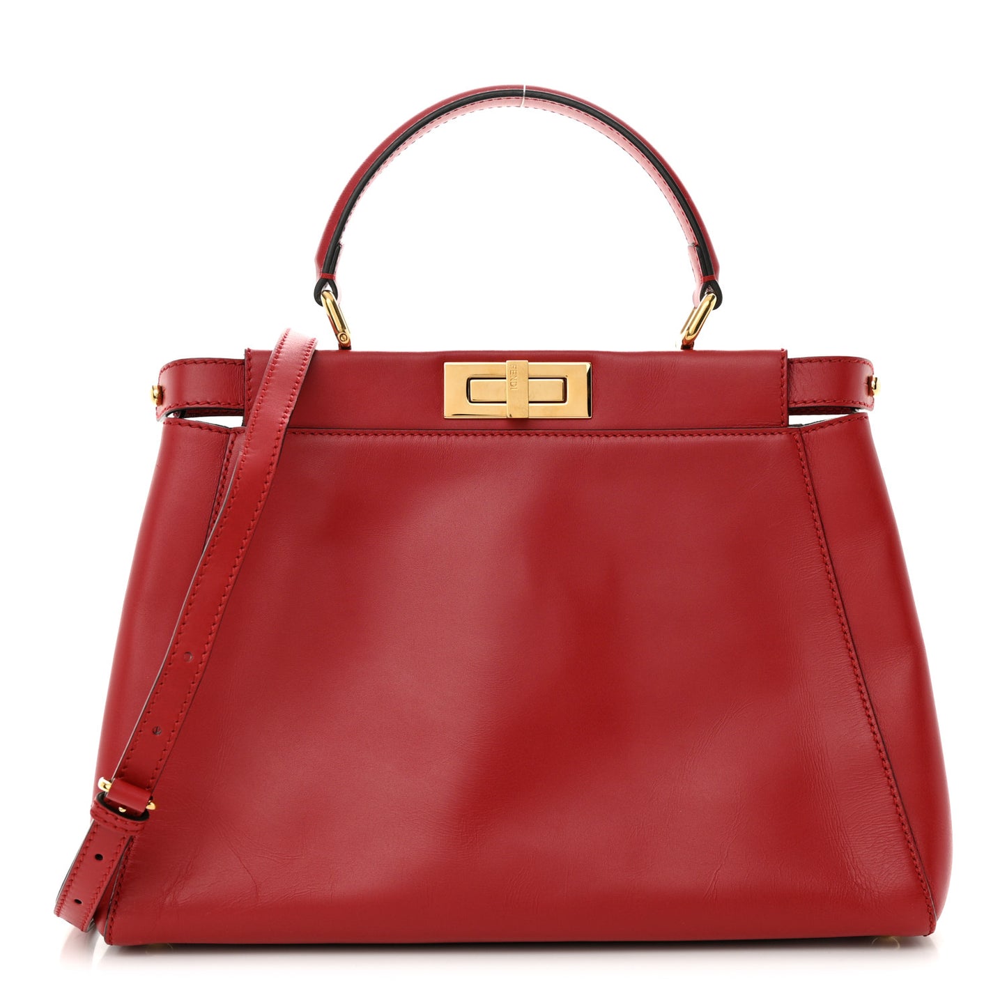 Vitello Morgan Fabric Jacquard Pequin Medium Peekaboo Iconic Satchel Mattone Tobacco Black