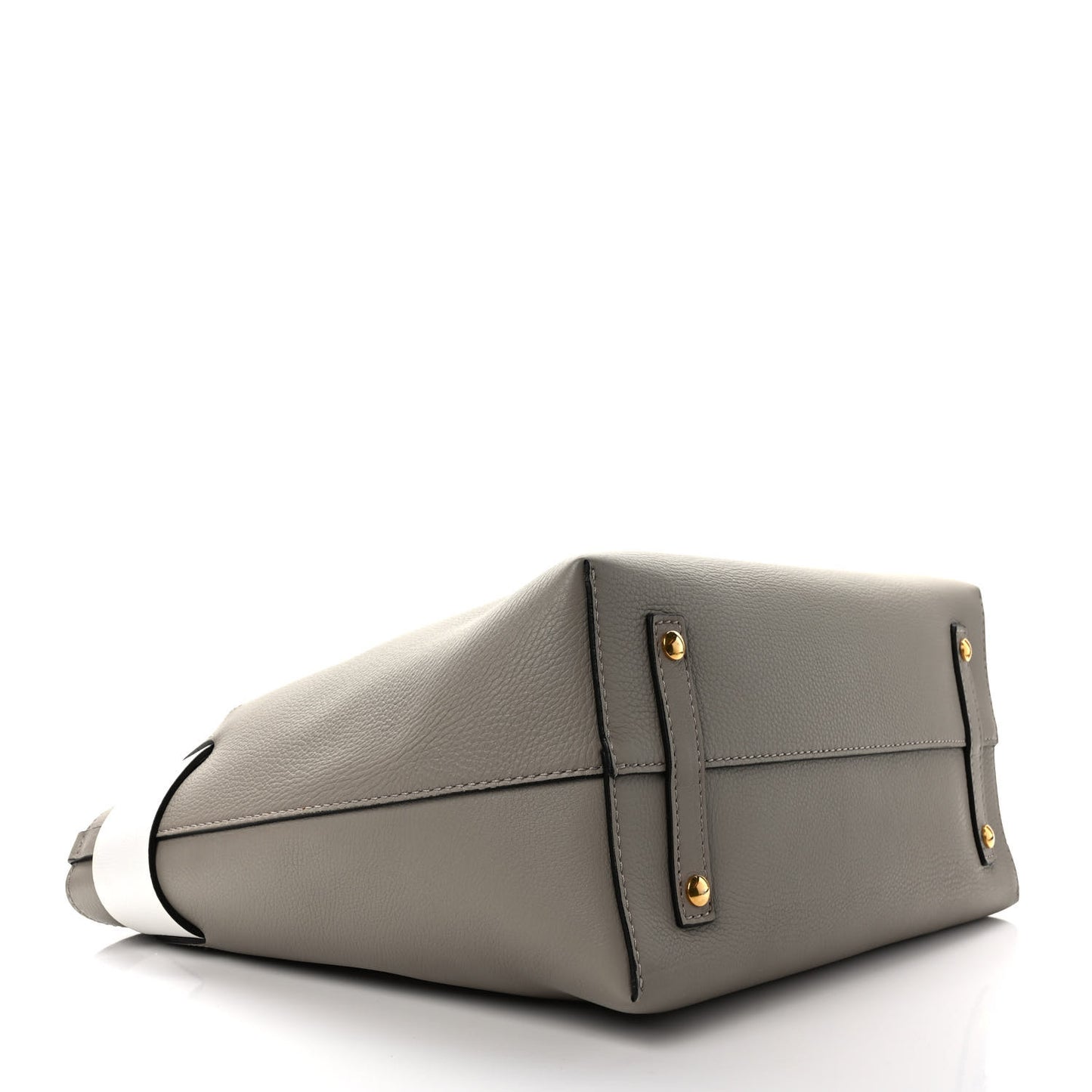 Soft Grain Calfskin Medium Belt Bag Mineral Grey
