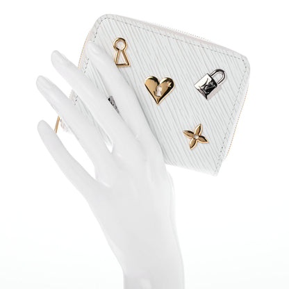 Louis Vuitton Epi Love Lock Zippy Coin Purse White 2 of 7