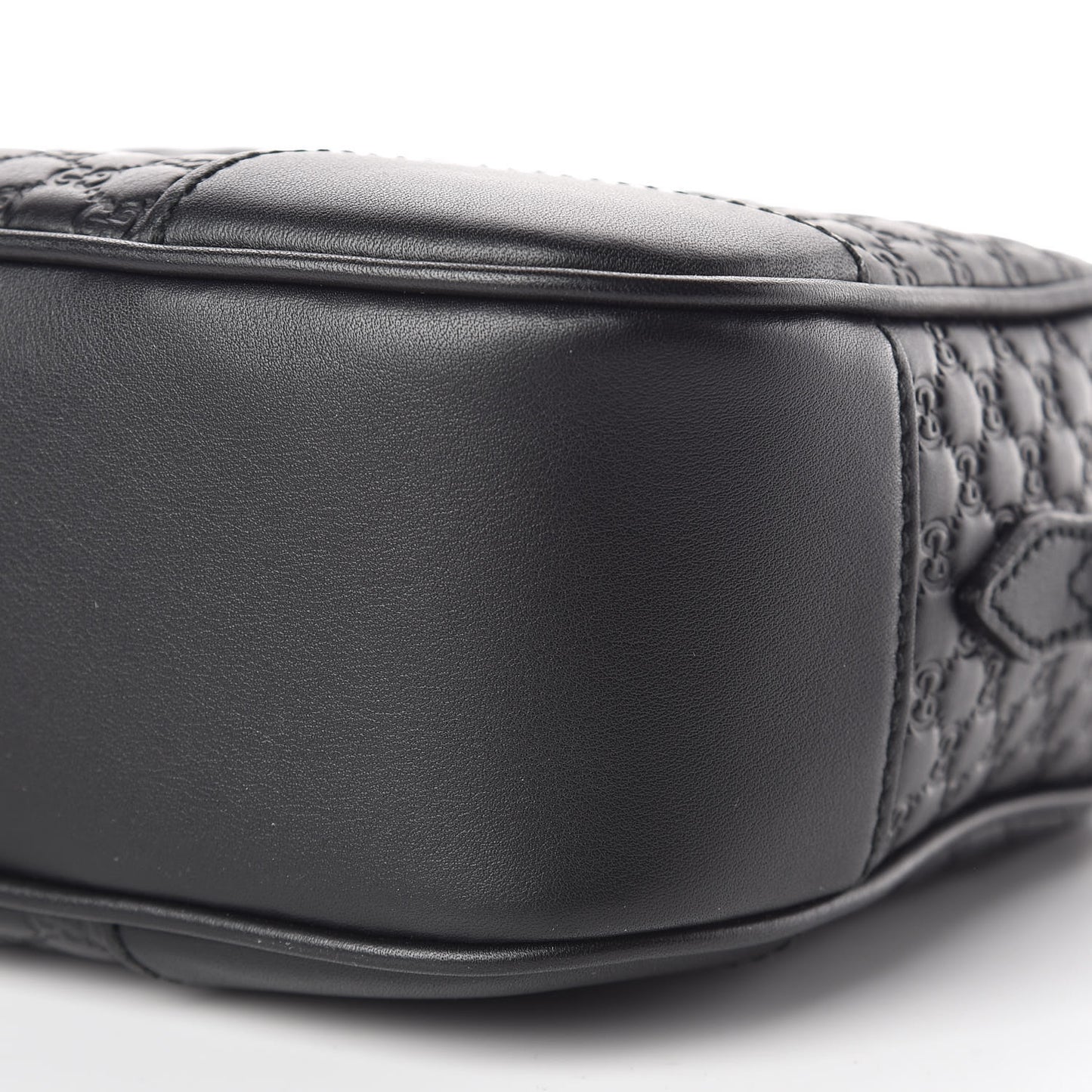 Microguccissima Mini Bree Messenger Bag Black
