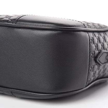 Gucci Microguccissima Mini Bree Messenger Bag Black 9 of 9