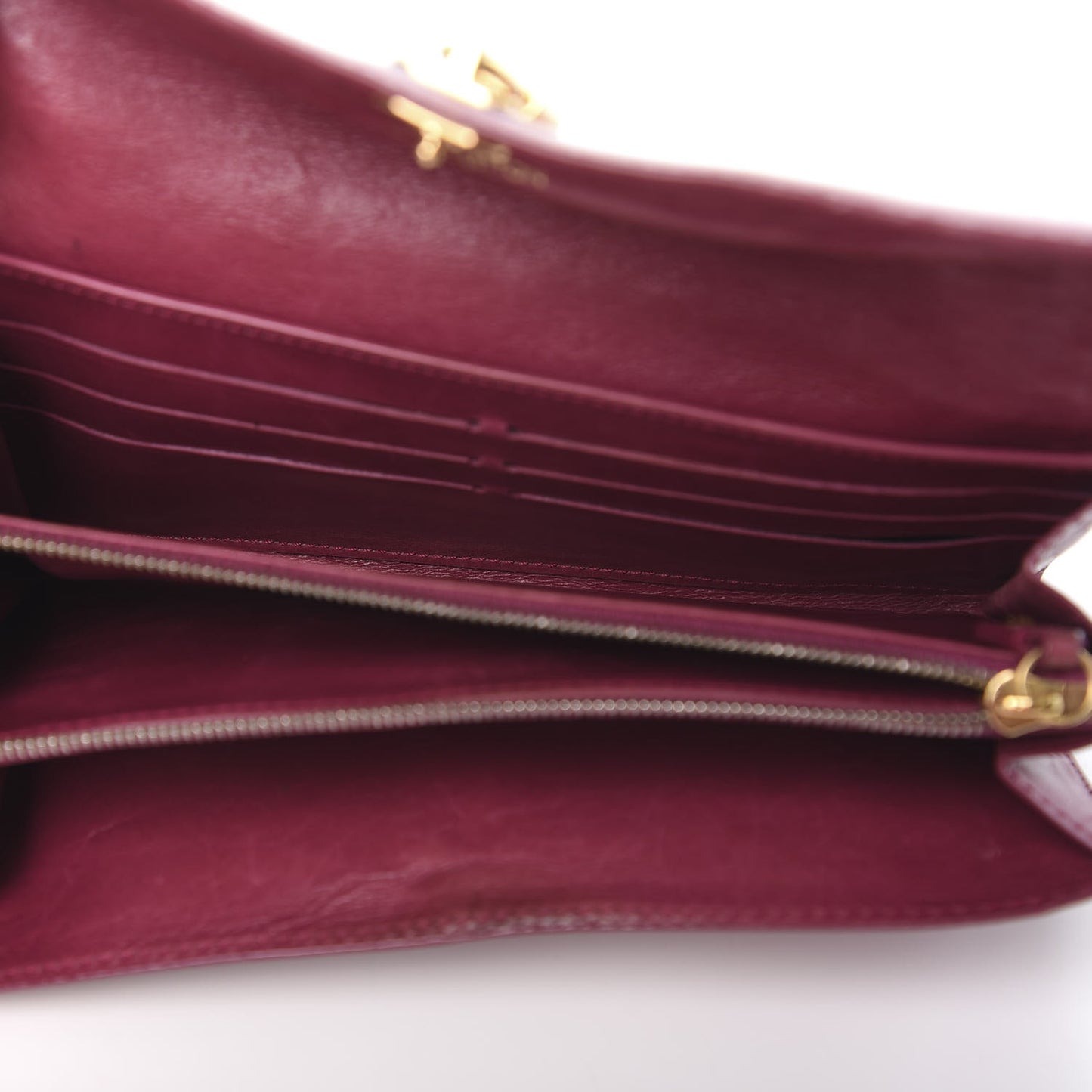 Monogram Charms Cabas Porte-Monnaie Wallet Fuchsia
