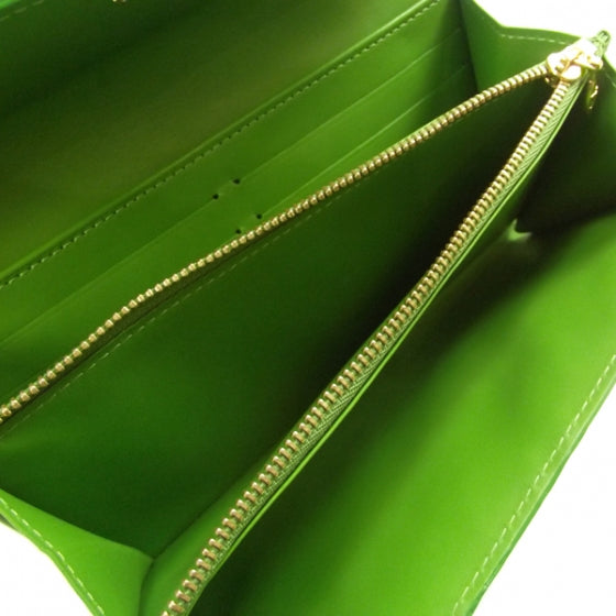 Louis Vuitton Vernis Sarah Wallet Vert Tonic 5 of 7