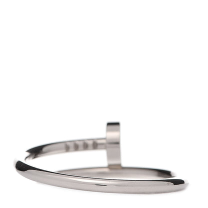 Cartier 18K White Gold Small Juste Un Clou Ring 58 8.25 3 of 5