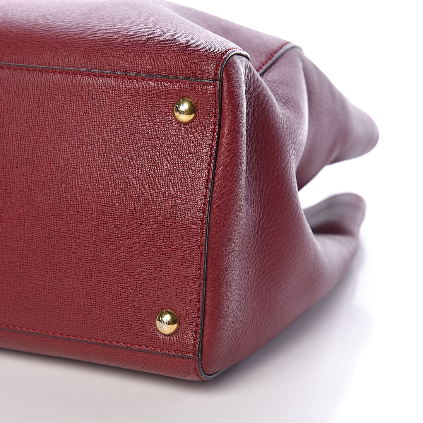 Vitello Elite Regular 2Jours Tote Rosso Scuro Ciliegia