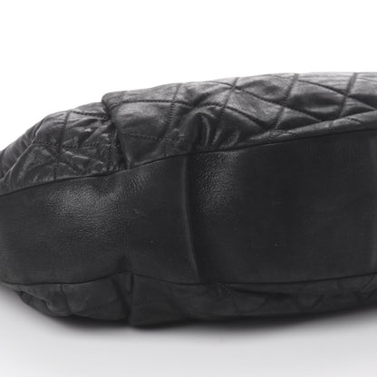 Chanel Iridescent Calfskin Chic Quilt Accordion Flap Bag Black 5 of 9