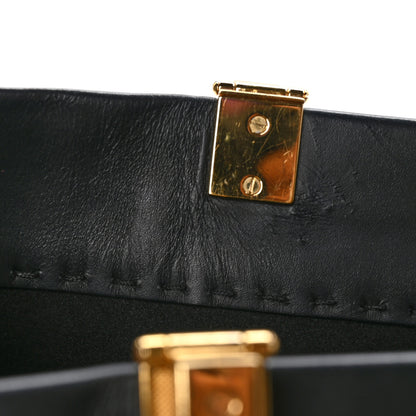 Fendi Vitello King Plexiglass Medium Fendi Sunshine Shopper Tote Black 10 of 10