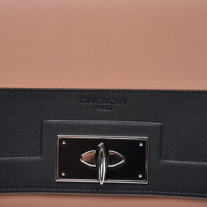 Givenchy Calfskin Shark Lock Wristlet Clutch Old Pink Black 8 of 9